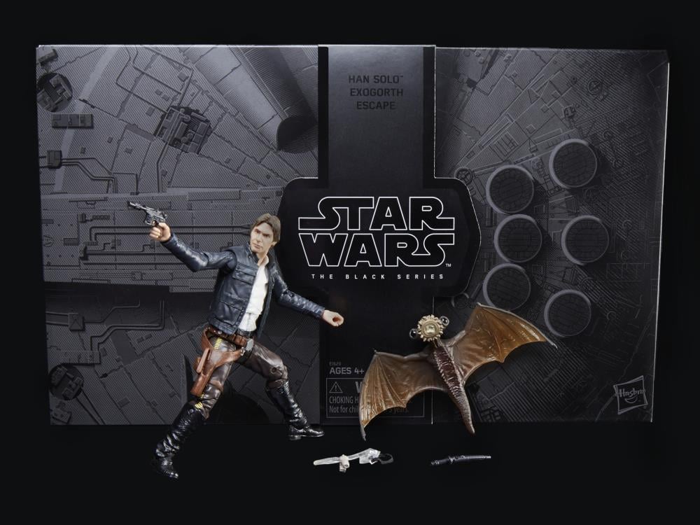 Star Wars The Black Series Han Solo Exogorth Escape Action Figure - Empire Strikes Back SDCC 2018 Exclusive Collectible Toy for Display & Gift Giving
