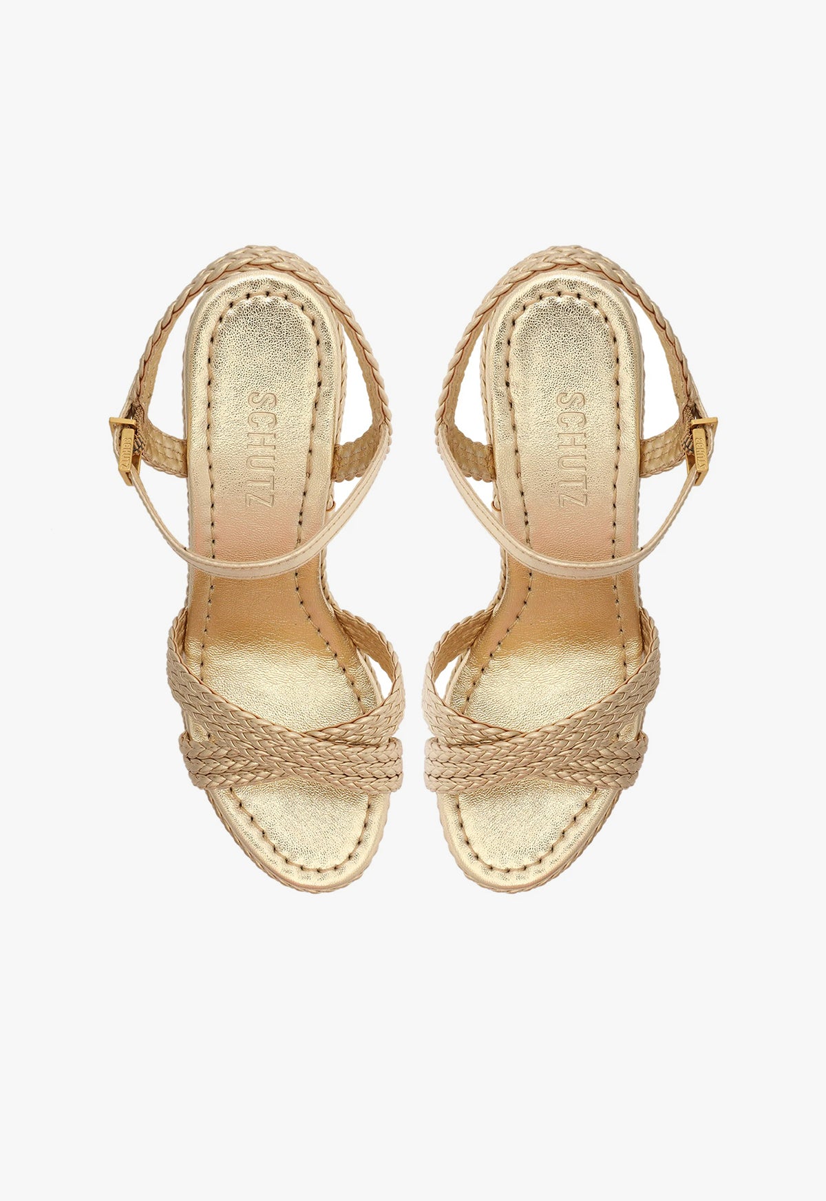 Karima Women's Cutout Metallic Nappa Leather Sandals - Comfortable Summer Dress Shoes for Outdoor, Beach & Casual Wear