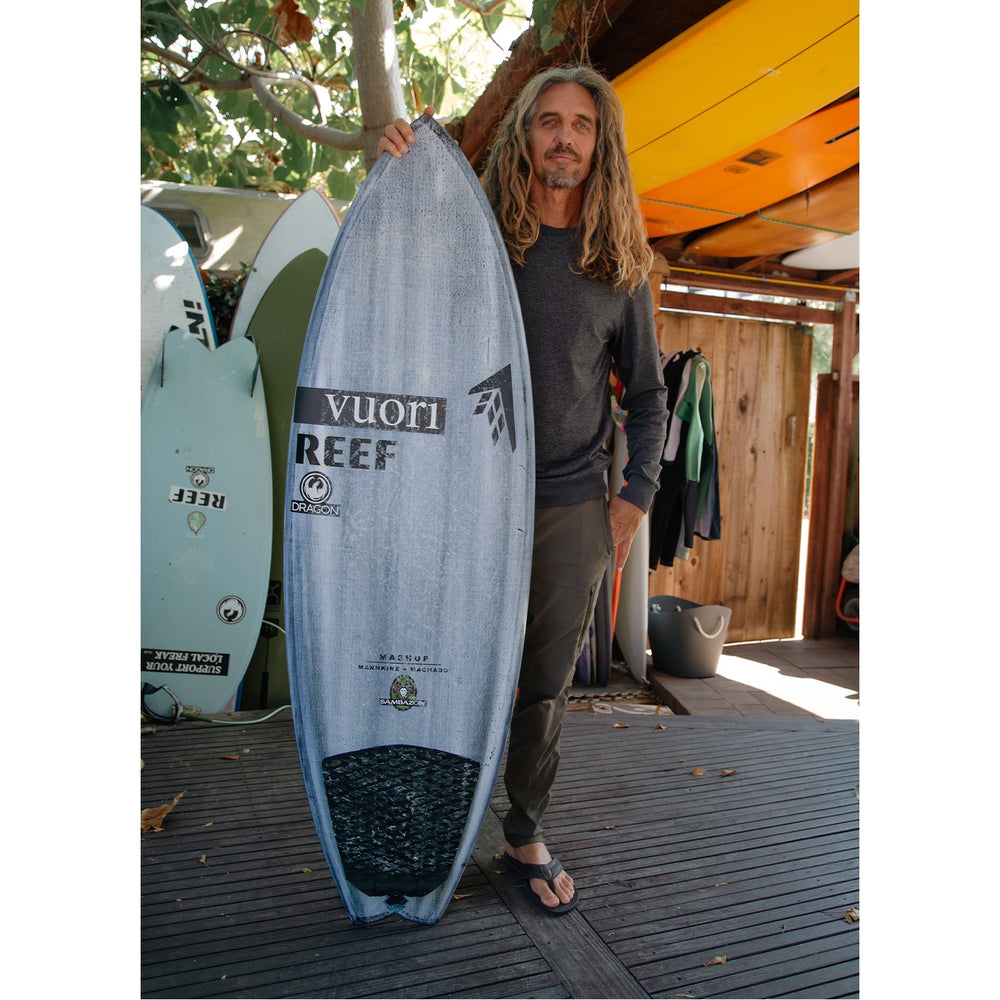 Firewire 3-Piece Arch Traction Deck Pad - Black/Charcoal | Non-Slip Surfboard Grip for Enhanced Performance & Safety | Perfect for Surfing, Paddleboarding & Water Sports