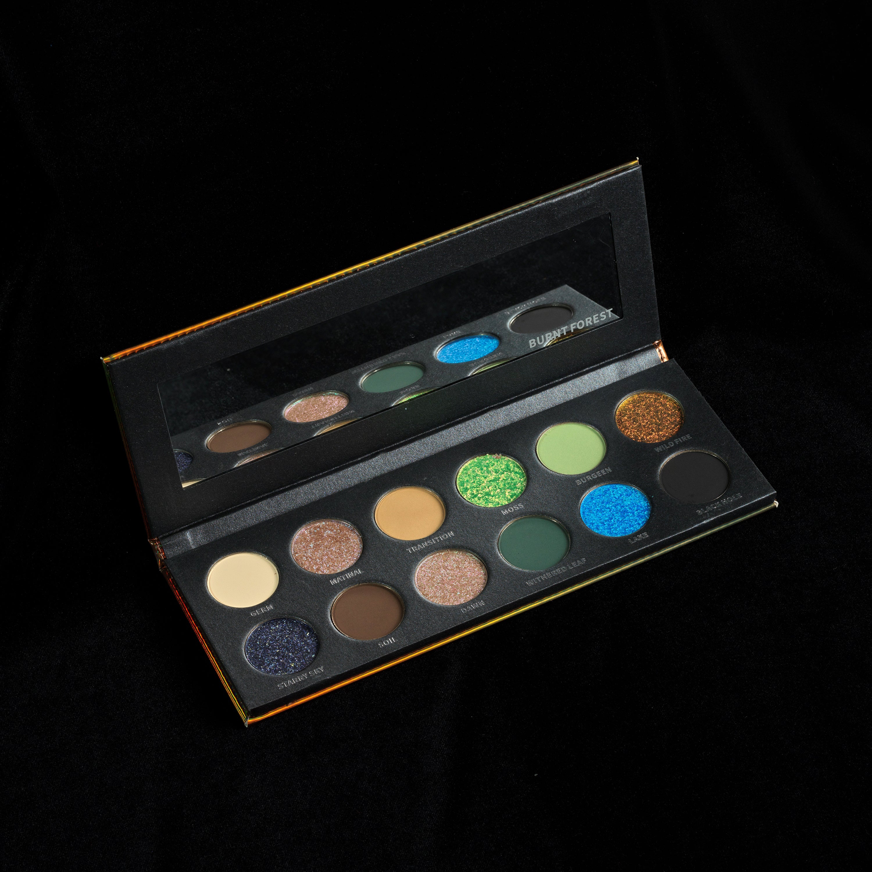 Burnt Forest Eyeshadow Palette - 12 Matte & Shimmer Neutral Shades for Everyday & Evening Makeup | Vegan & Cruelty-Free | Perfect for Fall & Winter Looks