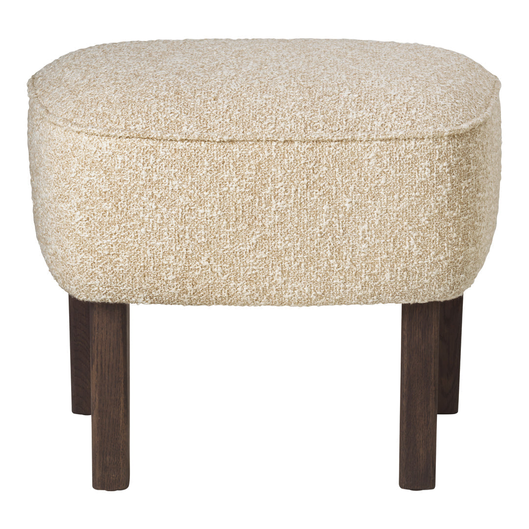 Stylish Ingeborg Ottoman with Premium Textile Upholstery - Perfect for Living Room, Bedroom & Home Decor
