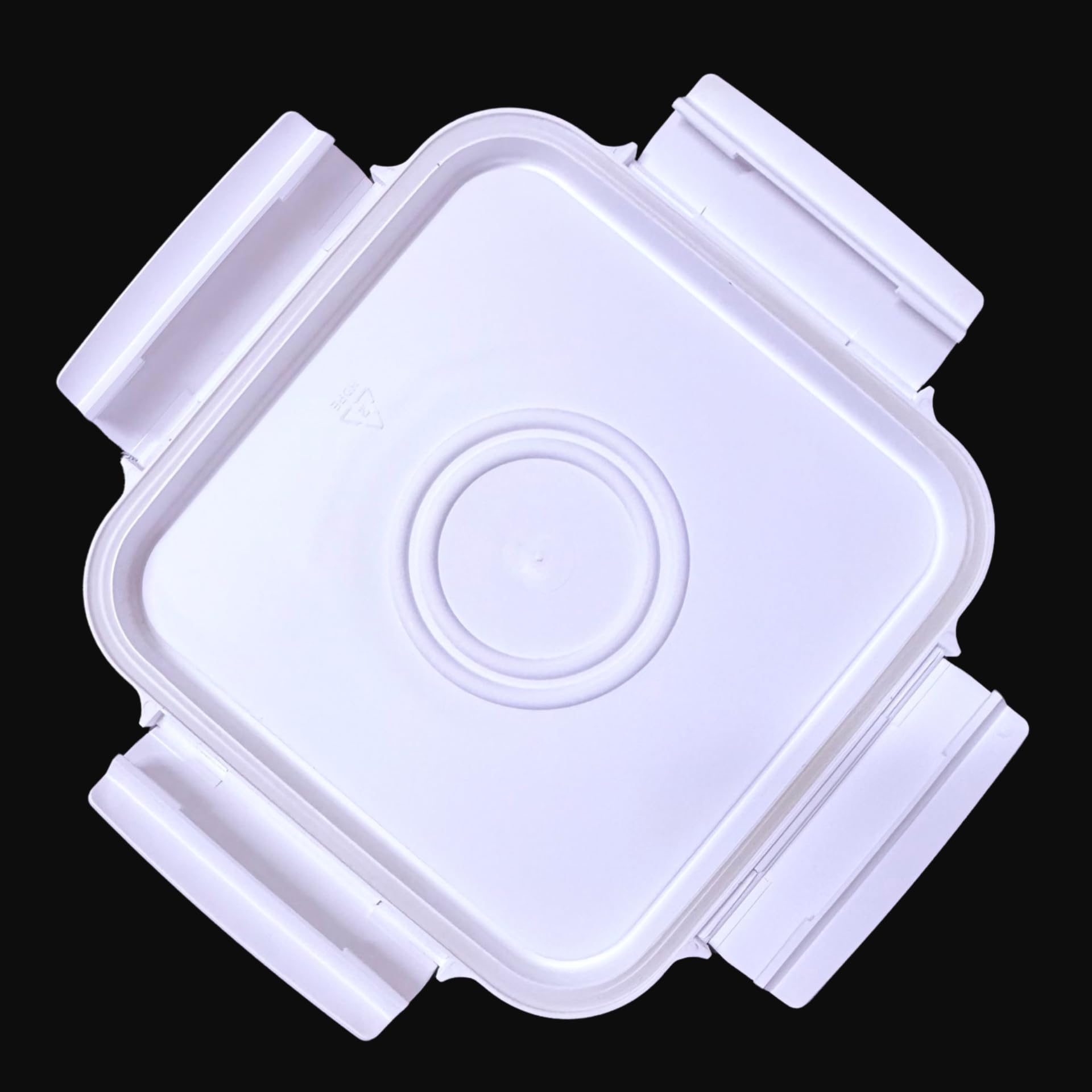 House Naturals 4 Gallon Square Food Grade Bucket with Lid and Handle - BPA Free Plastic Storage Containers (Pack of 3, Aqua-White) - Made in USA - Perfect for Food Storage, Home Organization, and DIY Projects