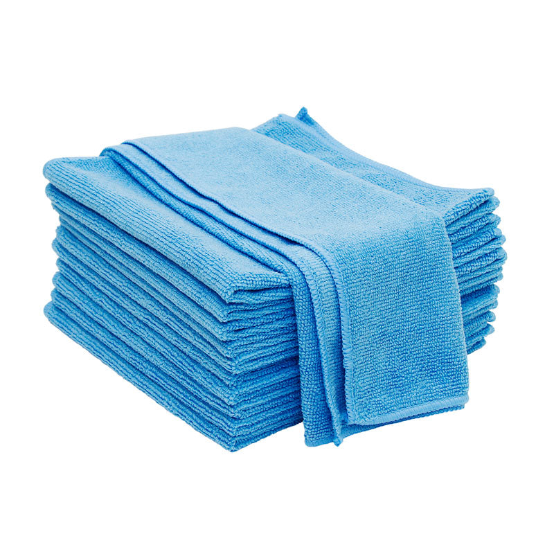Premium Microfiber Terry Towels 16x16 Inches - Ultra Soft, Absorbent & Quick-Drying Bath, Gym & Kitchen Towels for Home & Travel Use