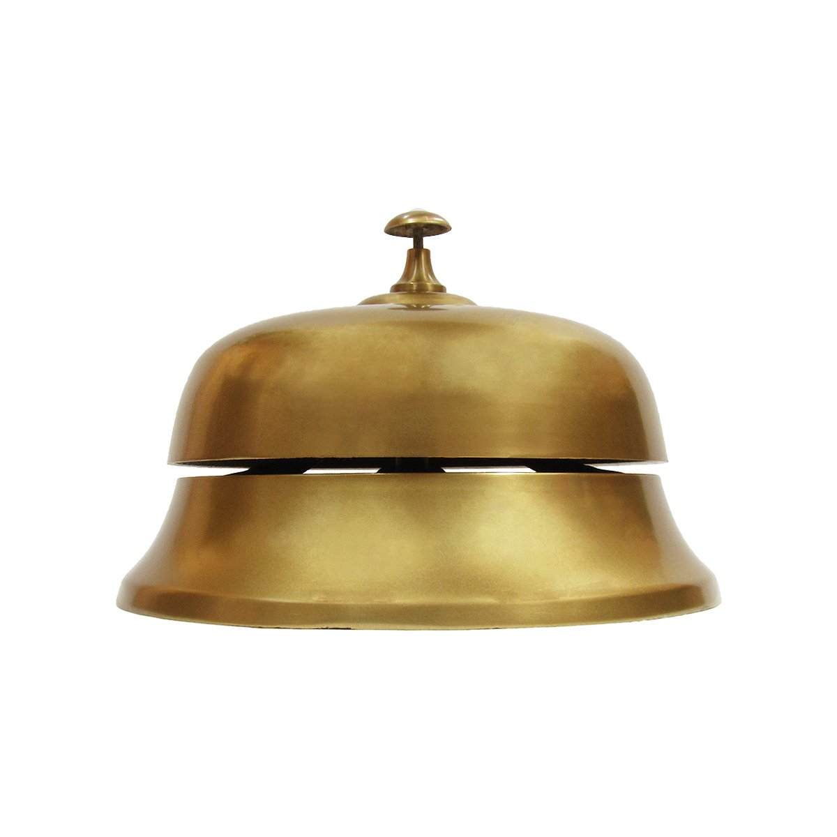 Treasure Gurus Large Solid Brass Hotel Counter Service Desk Bell - Premium Quality for Reception, Front Desk, and Customer Service Counters