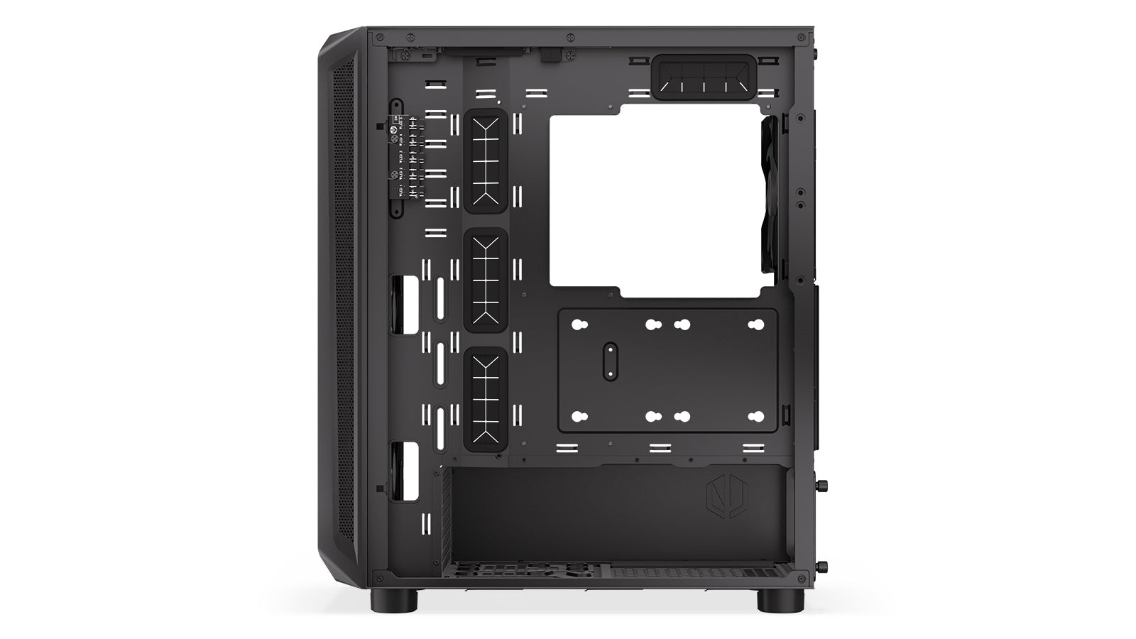 Endorfy Arx 500 ARGB Mid-Tower ATX PC Gaming Case - High Airflow, Tempered Glass, RGB Lighting (EY2A011) - Perfect for Gaming Rigs & Streaming Setups
