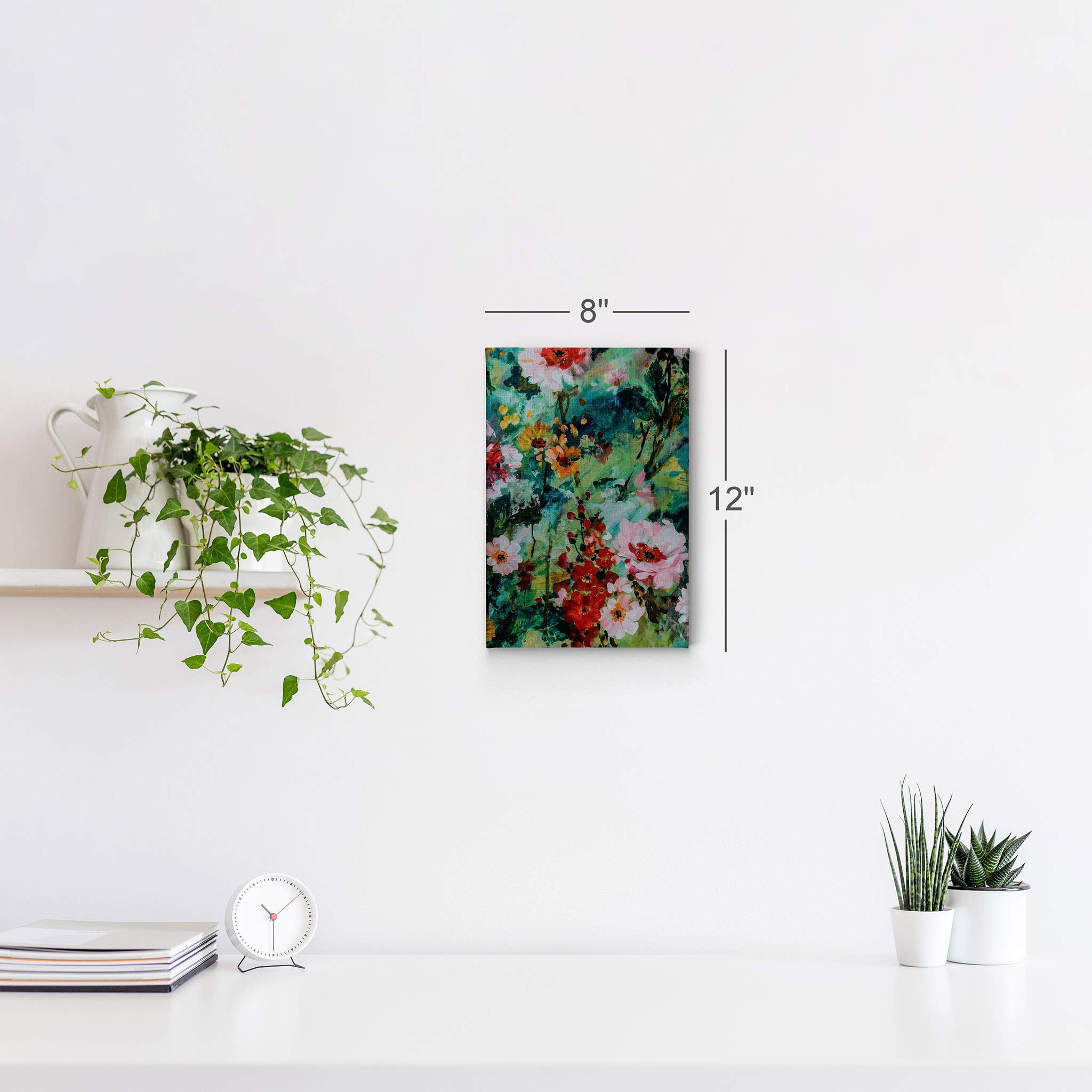 Claude Monet Flowers Canvas Wall Art Print - Famous Oil Painting Reproduction, Modern Home Decor (40x30 Inch, Ready to Hang) | Perfect for Living Room, Bedroom & Office Decor | Made in USA
