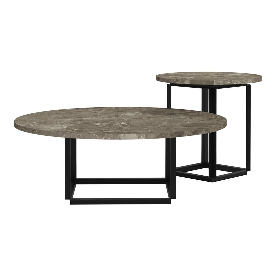 Florence Side Table - Modern End Table with Storage Shelf for Living Room, Bedroom, or Office - Perfect for Coffee, Books, and Decor