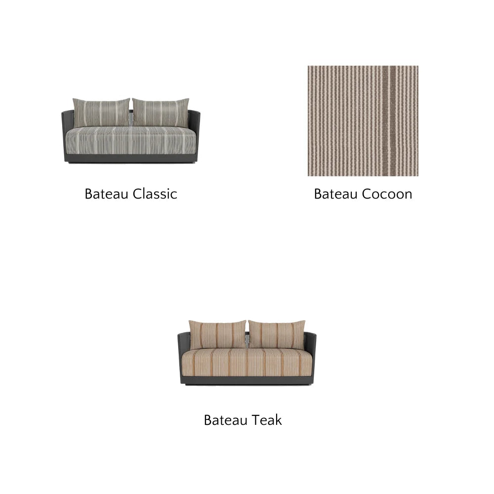 Antigua Outdoor 2-Seat Patio Sofa Set - Waterproof Wicker Furniture for Garden, Balcony, or Poolside Relaxation