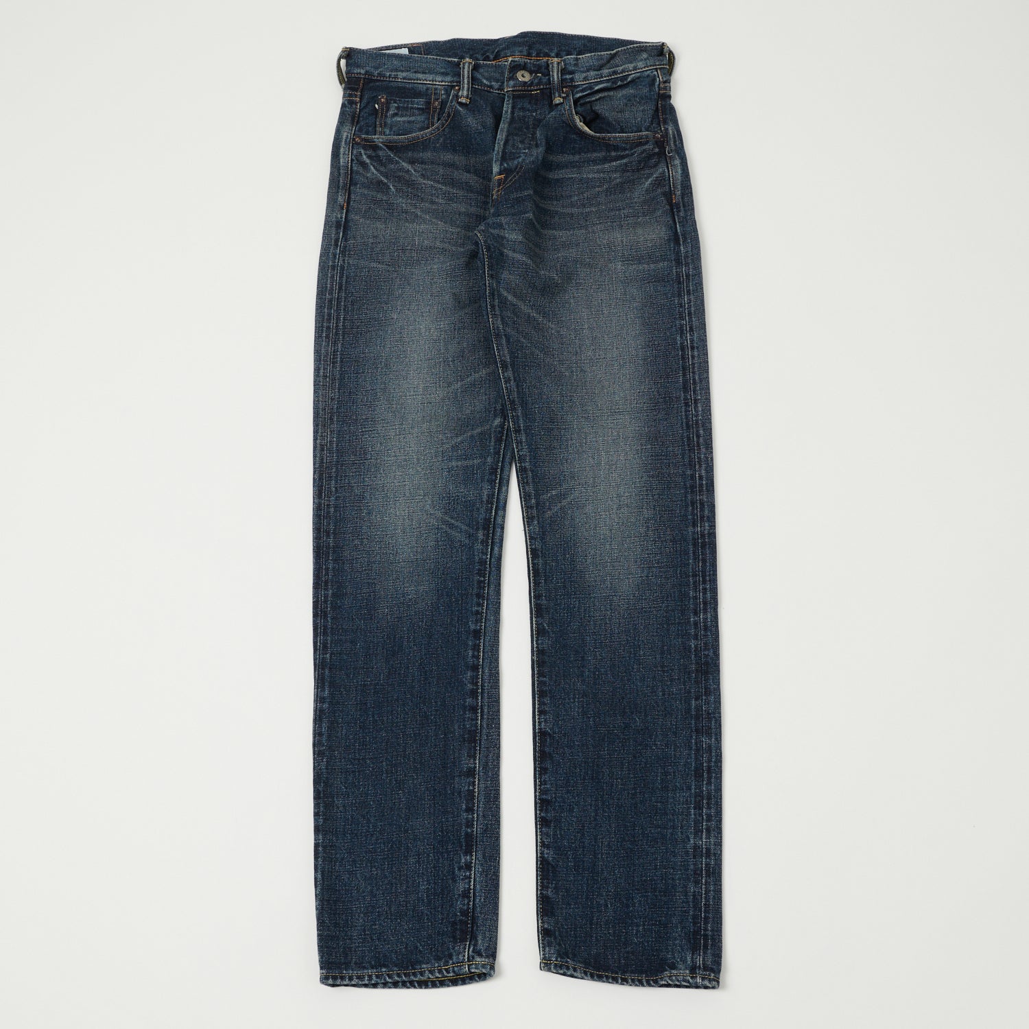 ONI 540 Low Tension 15oz Slim Tapered Jeans - 18 Month Used Light Wash Denim Pants for Men | Perfect for Casual Wear, Vintage Style & Everyday Outfits