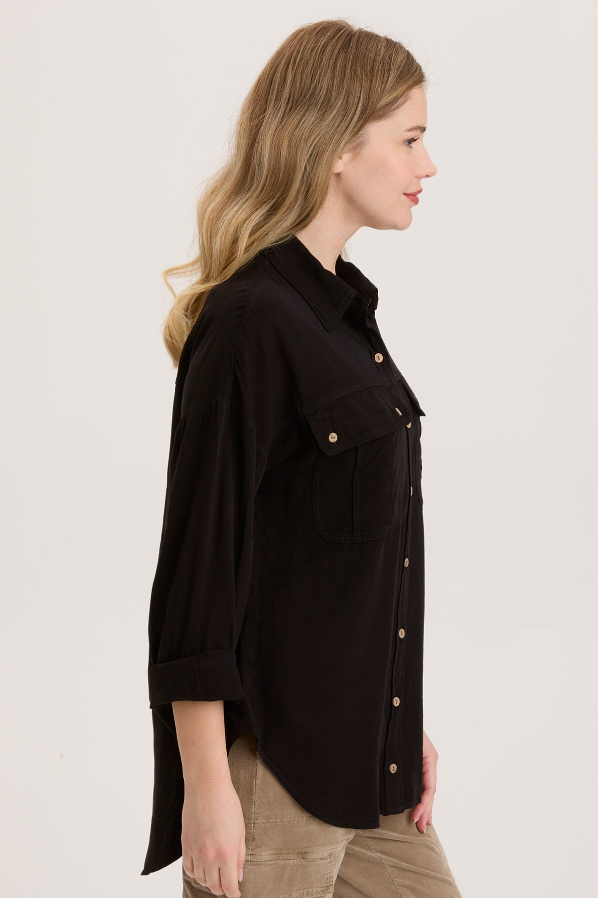 Men's Twill Smithson Button-Up Shirt - Casual & Business Wear for Office, Date Night & Outdoor Activities