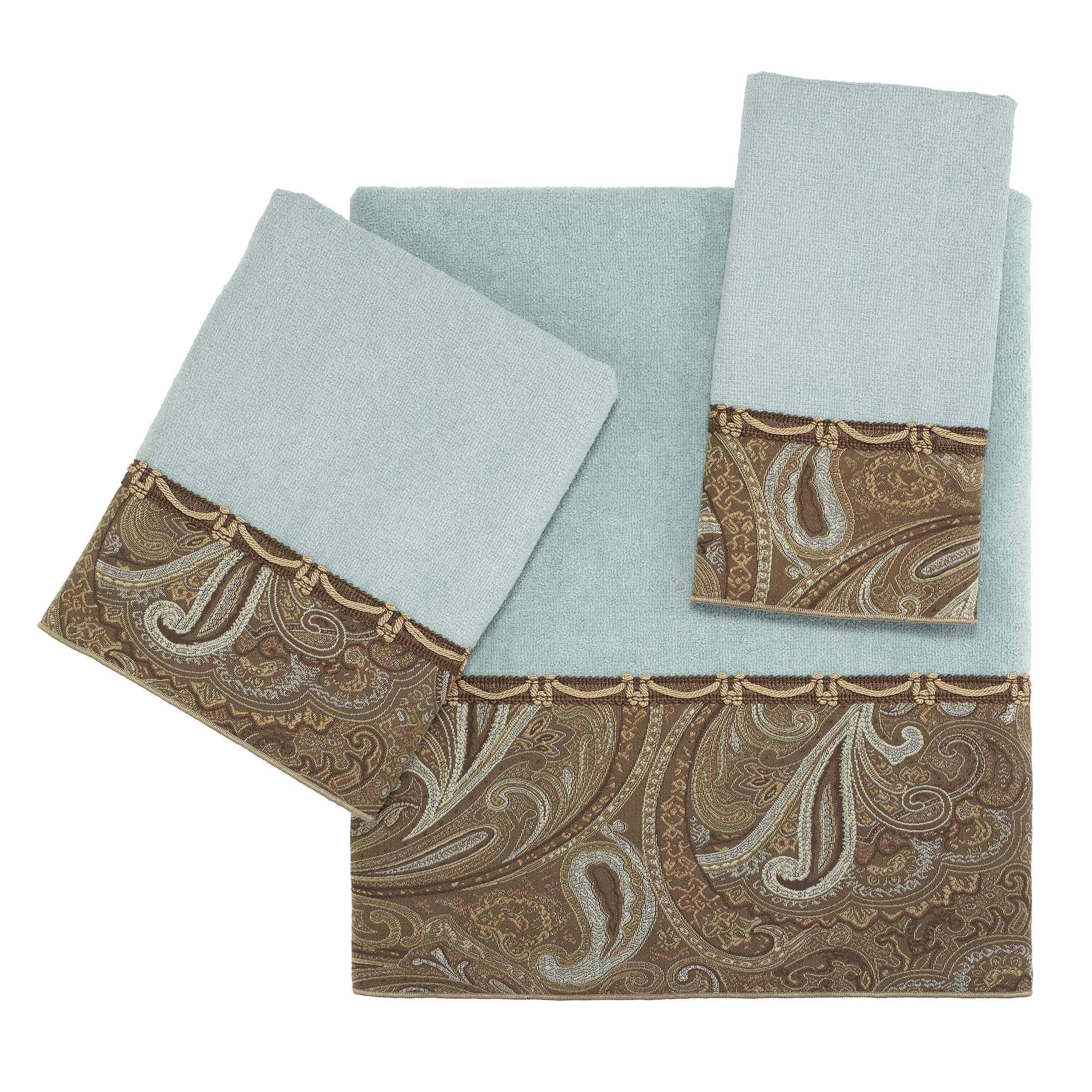 Premium Avanti Linens Bradford 100% Cotton Hand Towel - Soft & Absorbent Bath Towel for Kitchen, Bathroom & Spa - Mineral Color