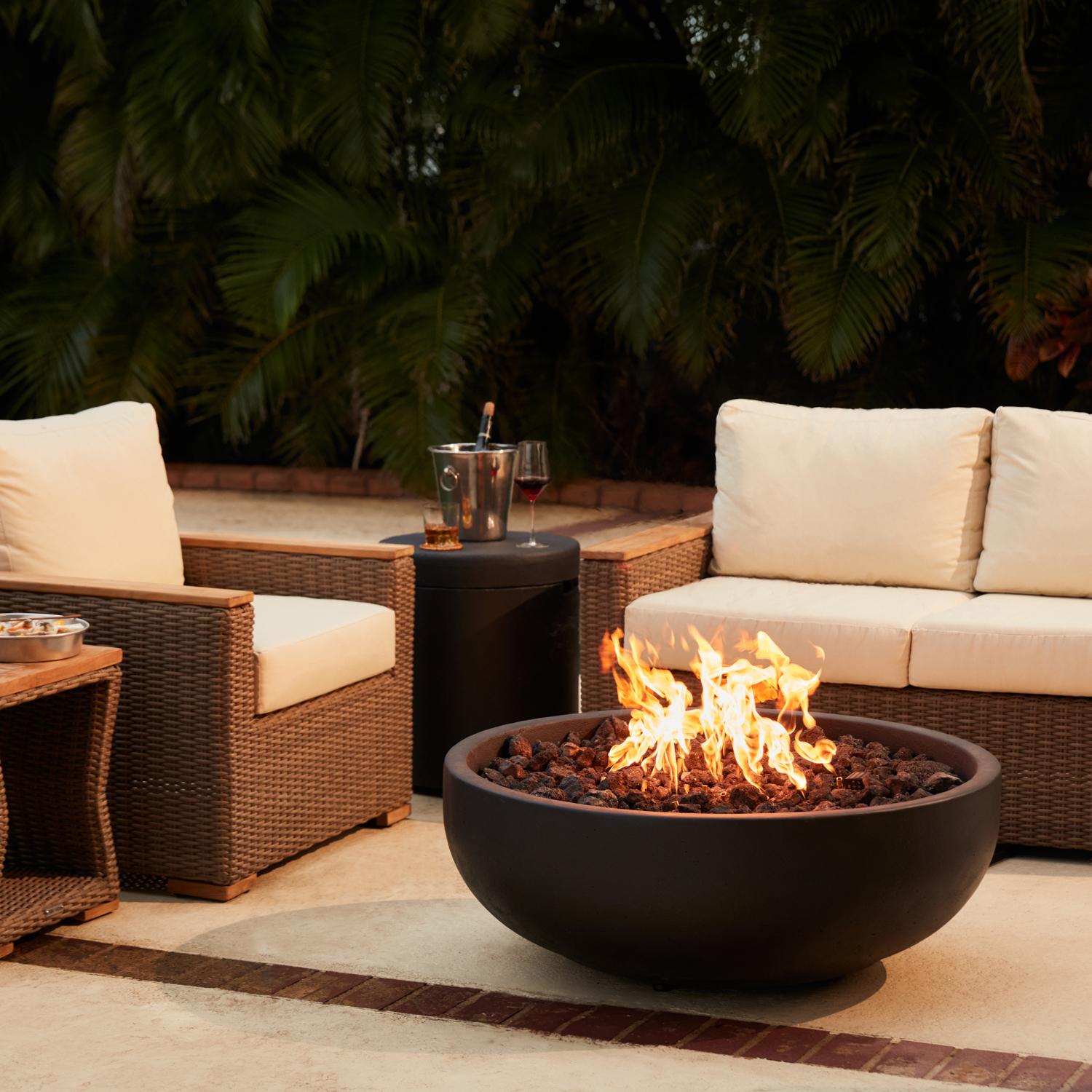 Blaze Grills BLZ38FBOWLLP 38-Inch Propane Gas Fire Bowl - Outdoor Patio Heater for Backyard, Garden, and Deck Use