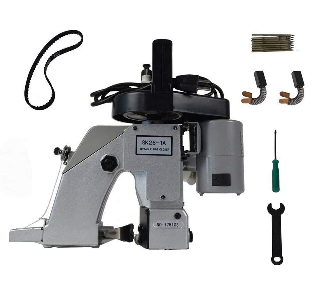 INTBUYING 110V Portable Electric Bag Closer & Sewing Machine for DIY Crafts, Home Tailoring, and Quick Fabric Repairs - Perfect for Small Businesses & Home Use