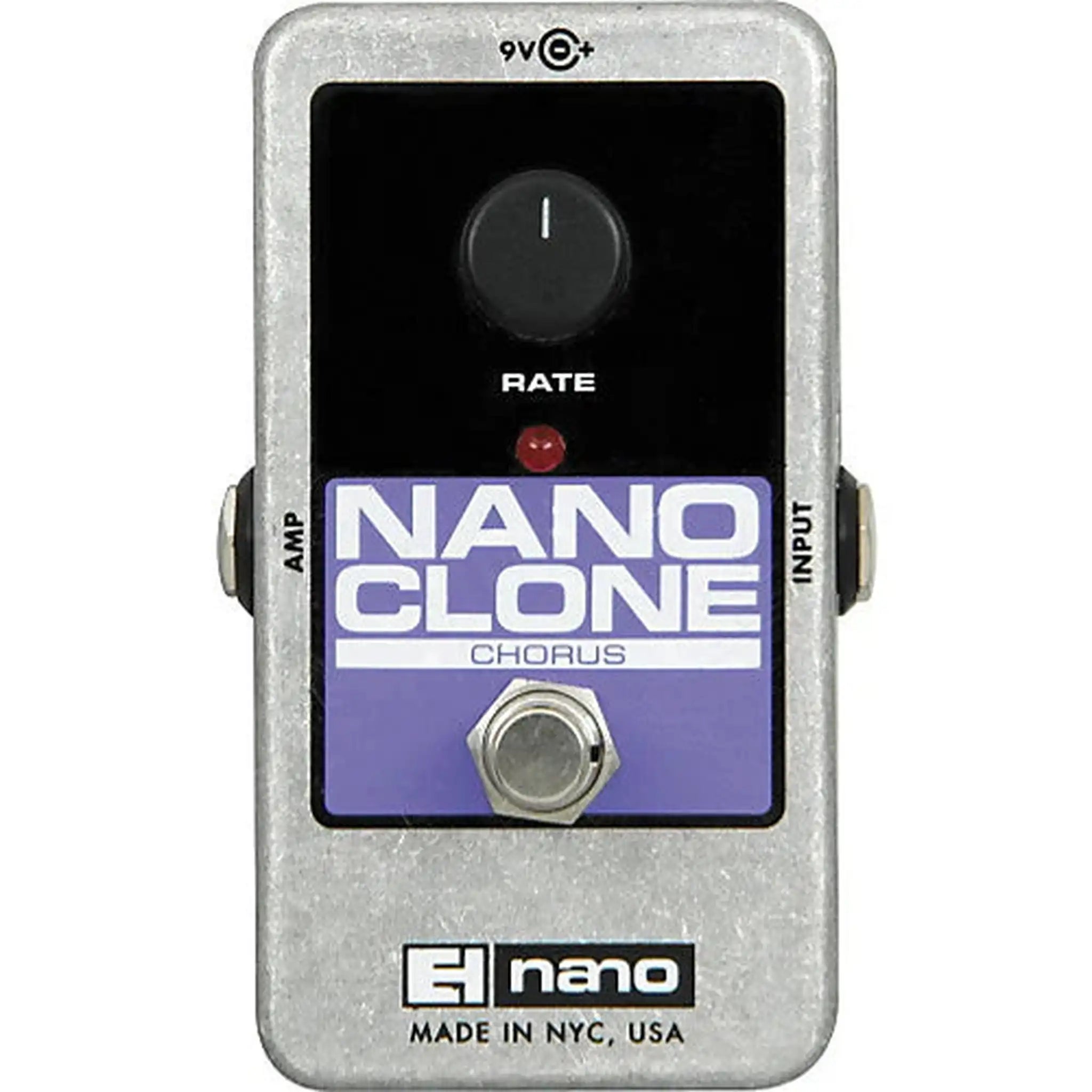 Electro Harmonix Nano Clone Analog Chorus Guitar Effects Pedal - Vintage Sound for Studio Recording & Live Performances