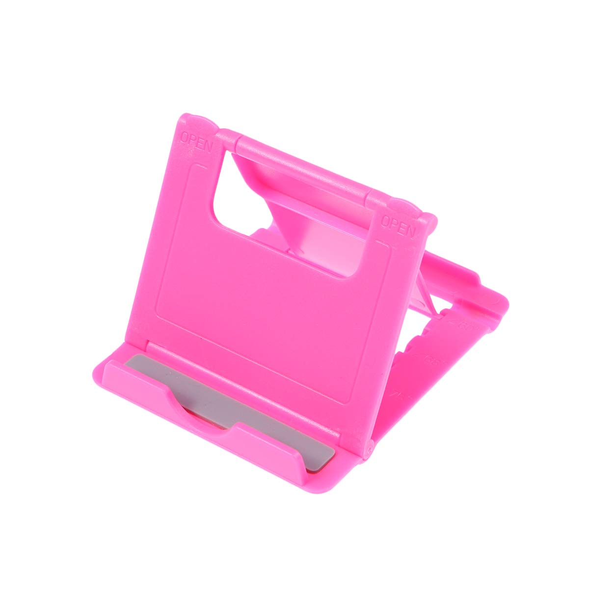 UKCOCO Tablet Stand & Phone Holder - Adjustable Kickstand for iPad, iPhone, Samsung - Portable Desktop Mount for Office, Home, Kitchen (Pink) - Perfect for Video Calls, Reading, Cooking & Hands-Free Viewing