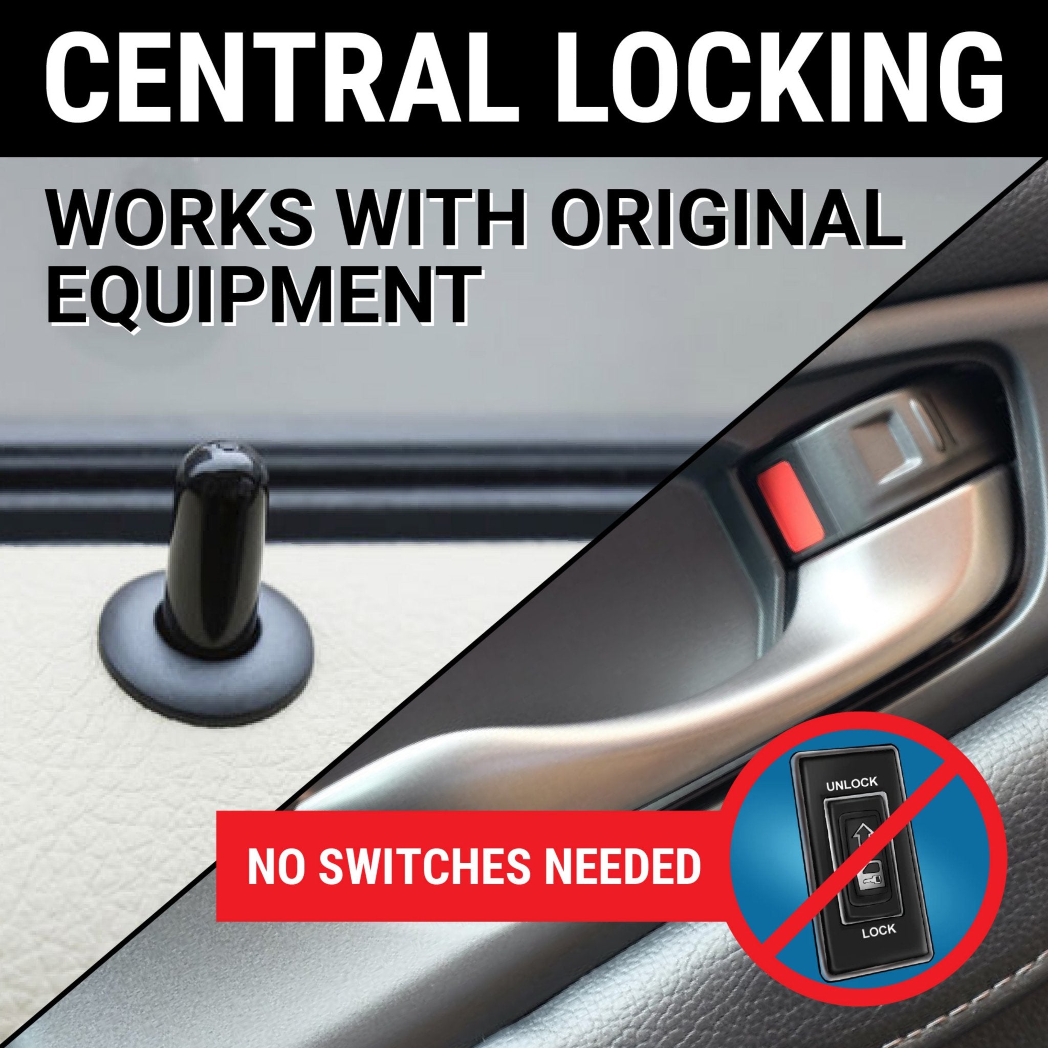 1905 Studebaker Model 9503 Power Lock Kit - Central Locking System with Remote Keyless Entry for 2 Door Cars | Easy Installation & Enhanced Security for Classic Car Restoration