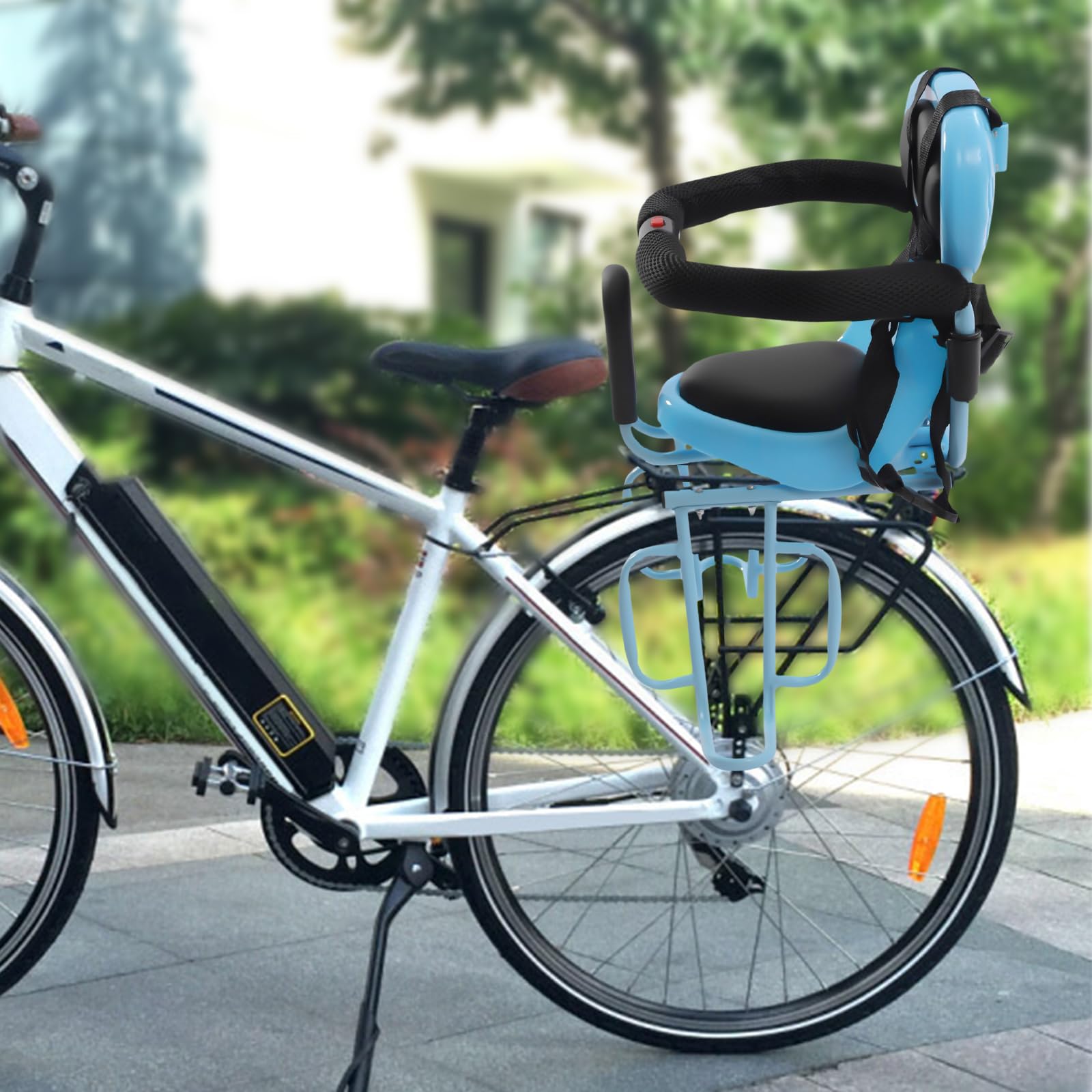 Rear Mount Baby Bike Seat for Kids 6 Months to 6 Years - Safe & Comfortable Toddler Child Seat for Adult Bicycles - Perfect for Family Rides, Commuting & Outdoor Adventures