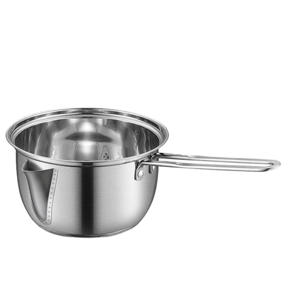 Hemoton Stainless Steel Oil Fat Separator - 4 Cup Soup Strainer Pot with Handle for Kitchen, Gravy & Broth - Perfect for Separating Grease from Soup, Stew, and Cooking Oil - Dishwasher Safe & Durable Design