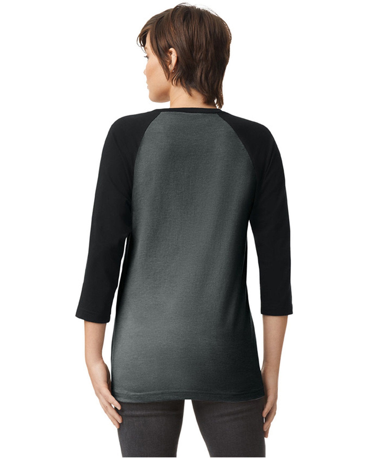 American Apparel 2003CVC Unisex Raglan T-Shirt | Soft Cotton Blend Tee for Men & Women | Perfect for Casual Wear, Gym & Everyday Outfits