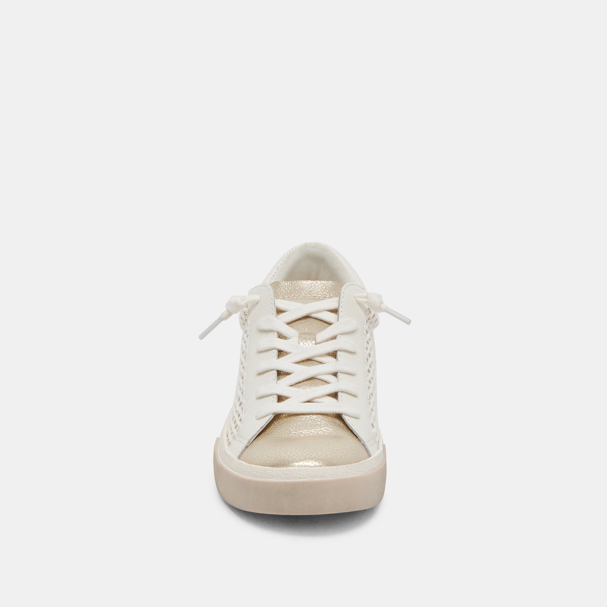 ZINA SNEAKERS BONE GOLD WOVEN - Stylish & Comfortable Women's Fashion Sneakers for Casual Wear, Running & Daily Outfits