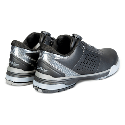 KR Strikeforce Charge Black Men's Left-Hand Performance Bowling Shoes - Perfect for Competitive Bowling & League Play
