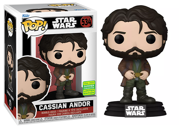 Cassian Andor Star Wars 534 Exclusive Action Figure - 2022 Summer Convention Limited Edition - Perfect for Collectors and Star Wars Fans Display