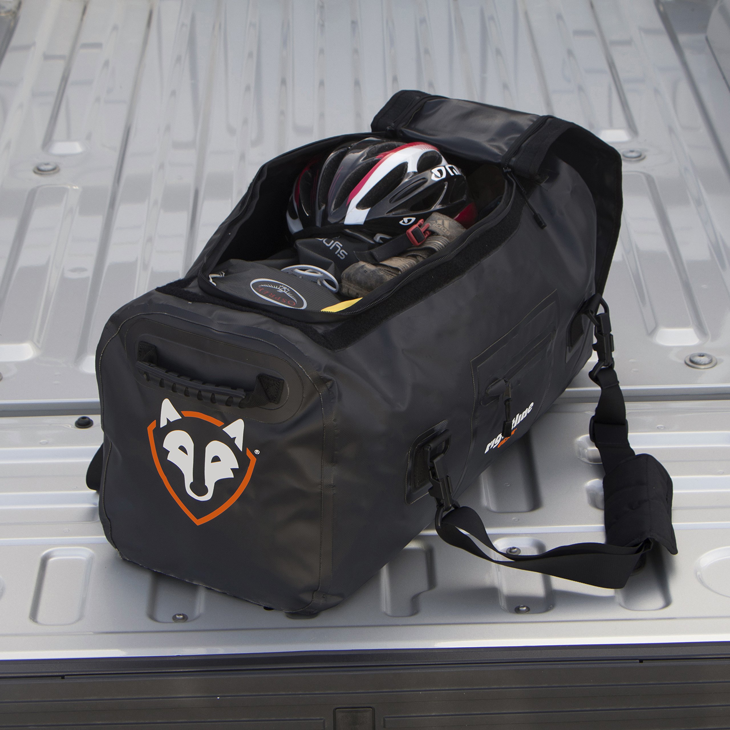 Rightline Gear Duffle Bag - Black Travel Duffel for Gym, Sports & Weekend Getaways | Water-Resistant & Durable Carry-On Luggage