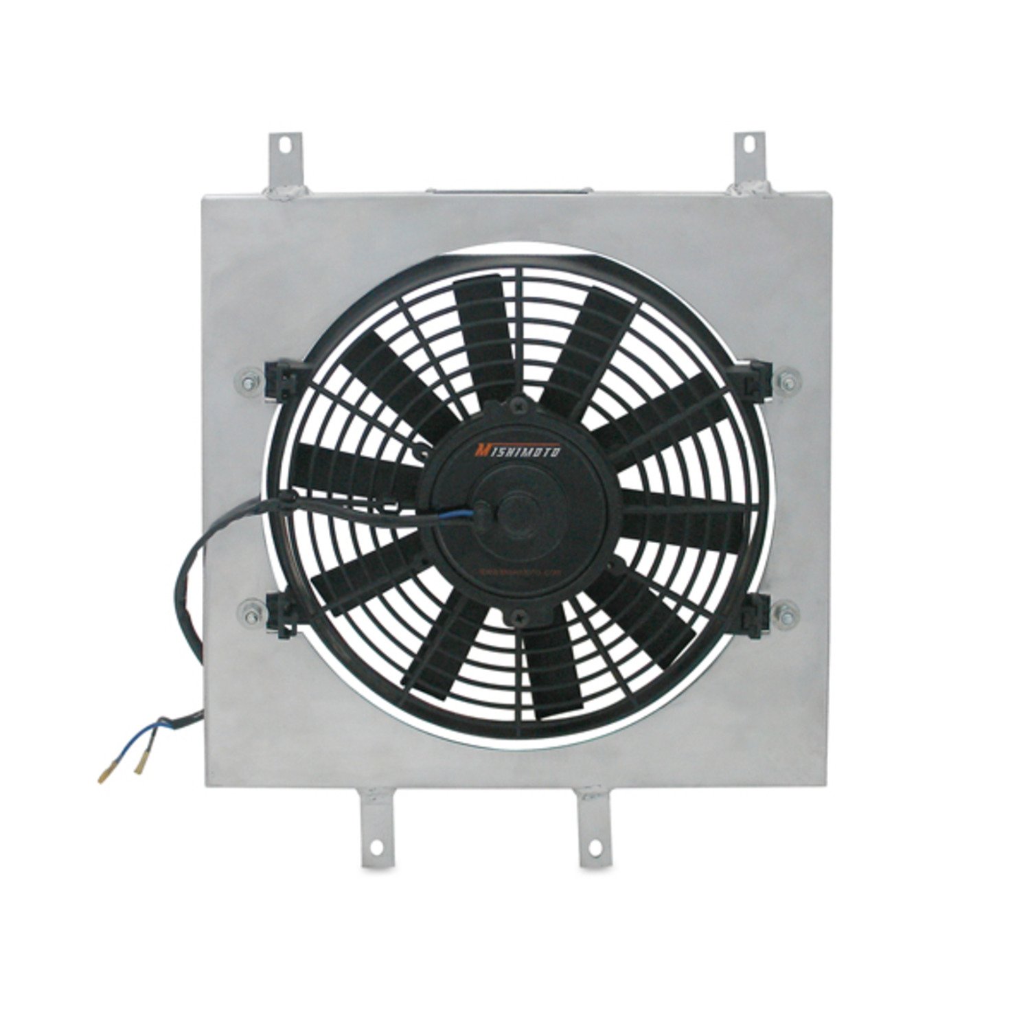 Mishimoto MMFS-CIV-92 Performance Aluminum Fan Shroud for 1992-2000 Honda Civic - Silver | High-Efficiency Cooling System Upgrade | Perfect for Street Racing & Daily Driving