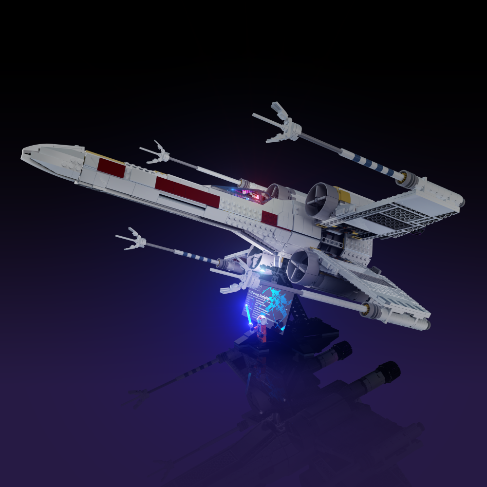 LEGO® Star Wars X Wing Starfighter #75355 Light Kit - DIY Building Blocks Lighting Set for Display & Collection - Perfect for Home Decor, Gifts & Star Wars Fans