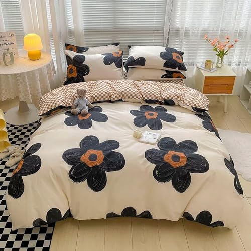 Black White Floral