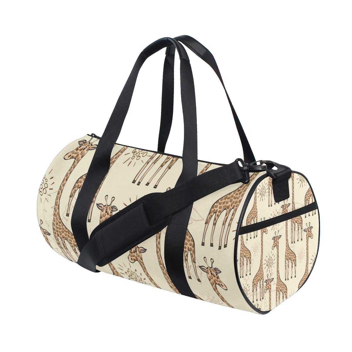 Durable Canvas Giraffe Duffel Bag for Gym, Sports & Travel – Perfect for Overnight Trips, Workouts & Weekend Getaways