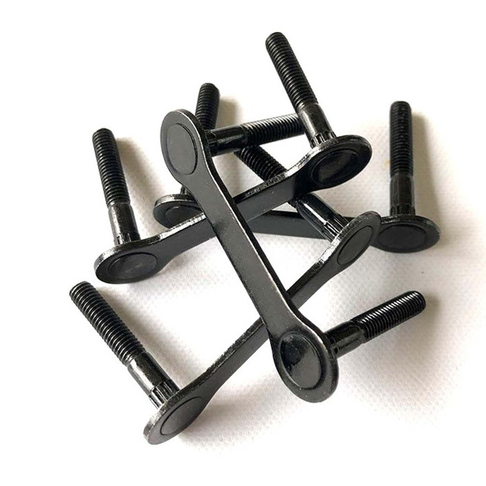 Premium 4-Wheel Skateboard Truck Bridge Hardware Kit - Heavy-Duty Mounting Screws, Bolts & Nuts Set - Durable Repair Parts & Accessories for Skateboard Maintenance - Perfect for DIY Repairs & Longboard Upgrades