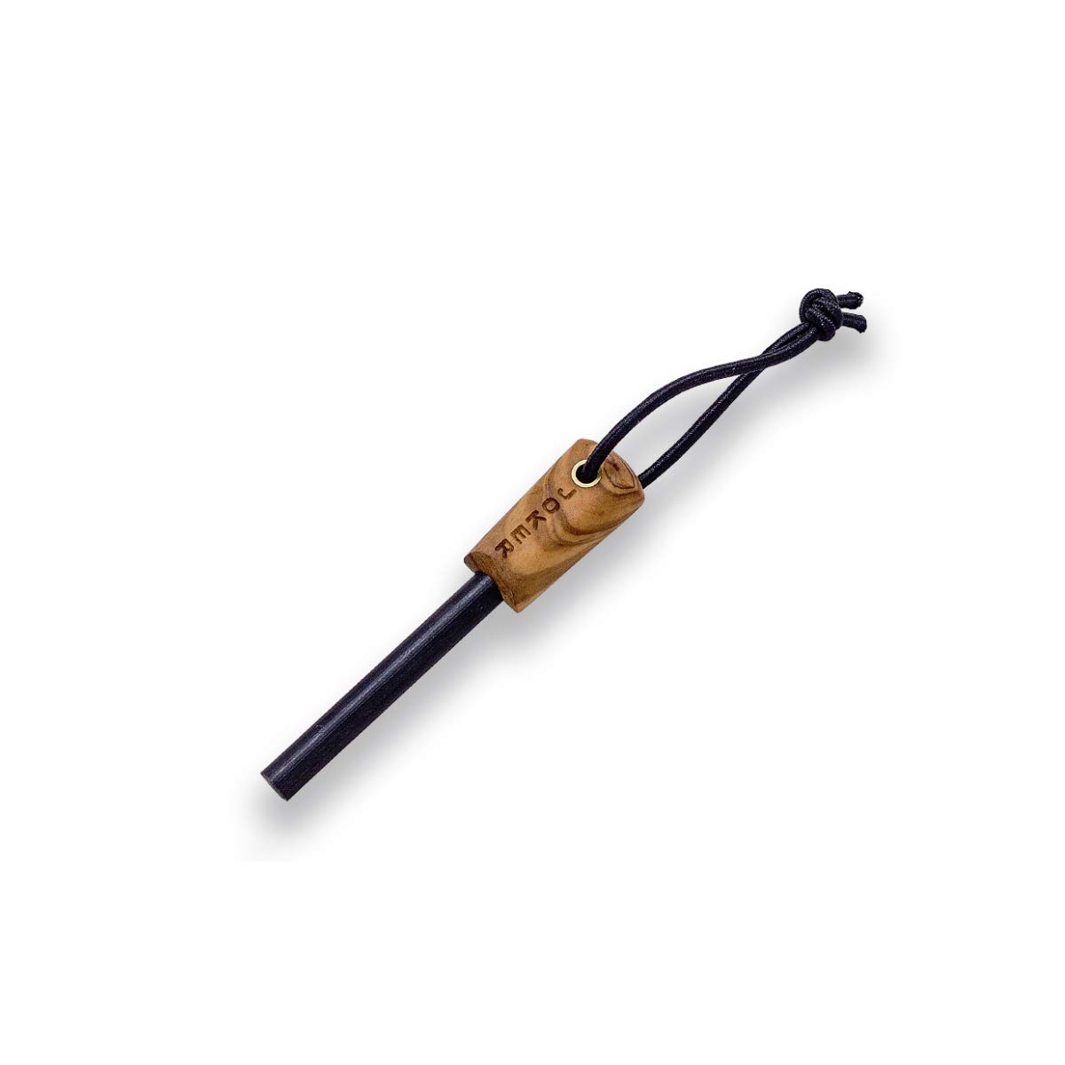 Joker Sports Hunting Knife CO118-P - 4.13 Inch Böhler K720 Carbon Steel Blade with Olive Wood Handle & Brown Leather Sheath | Includes Fire Starter | Perfect for Camping, Hiking, Hunting and Outdoor Survival | Durable Tool for Wilderness Adventures