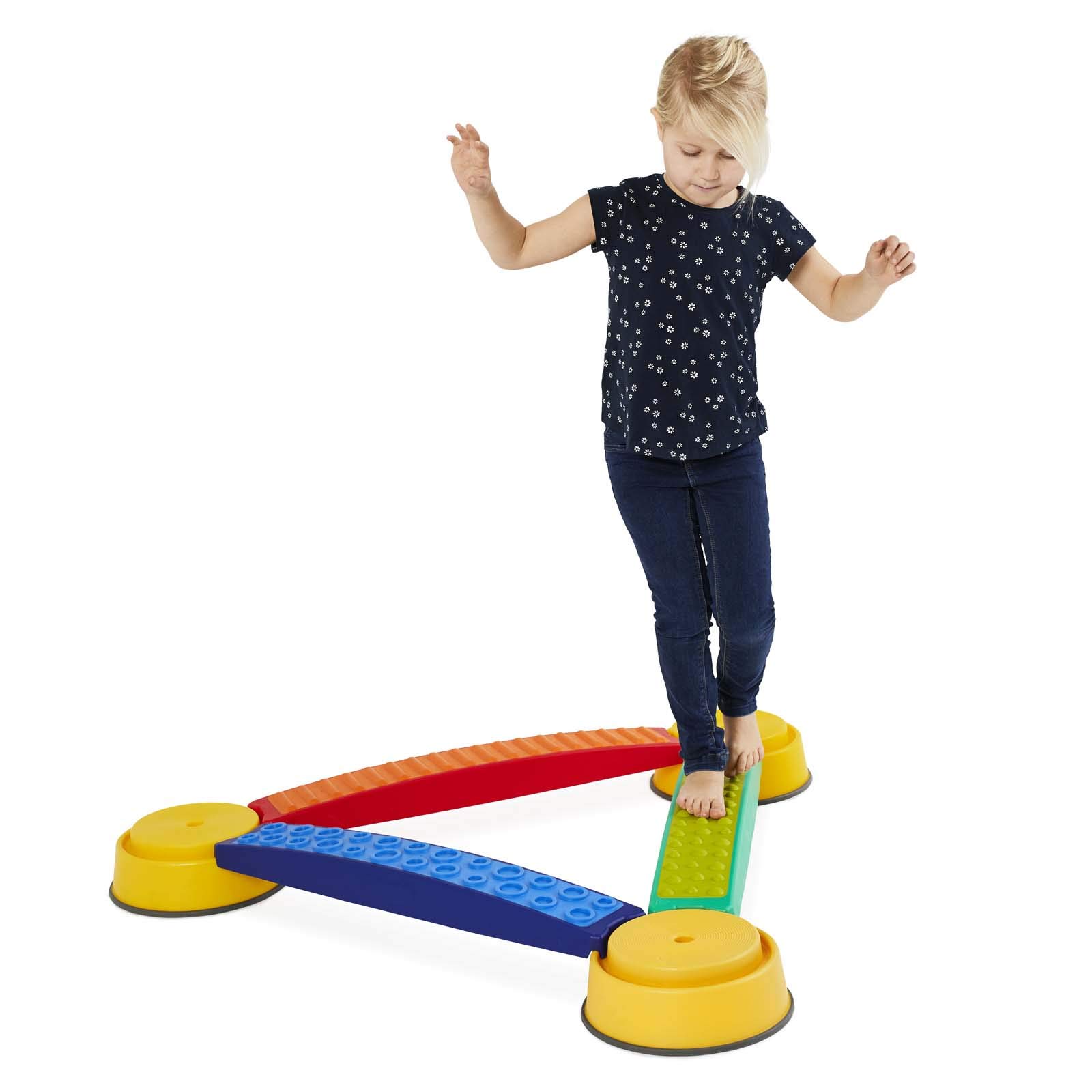 GONGE Build N' Balance Accessories Set - Sensory Exploration & Balance Training Equipment for Kids | Indoor/Outdoor Playground, Therapy, and School PE Activities