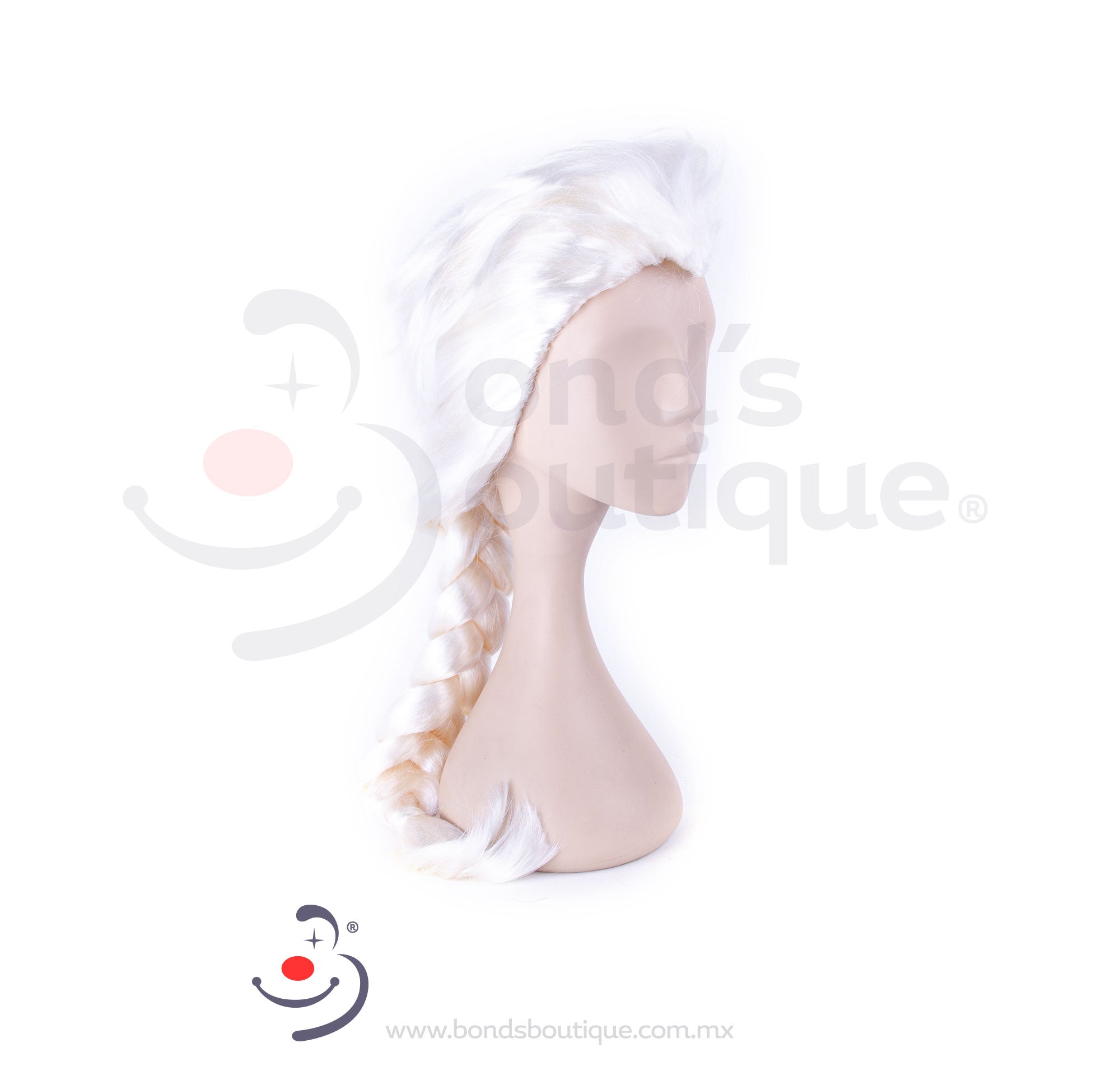 Frozen II Elsa Wig for Kids - Long Blonde Princess Hair Costume Accessory for Halloween, Cosplay, and Dress-Up Parties