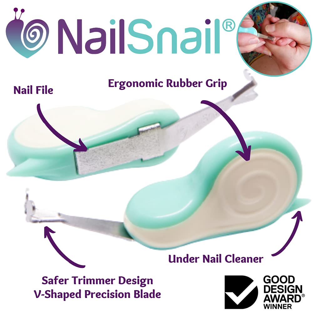 Baby Nail Trimmer & Clipper Set - Safe Electric 3-in-1 Nail Care Kit for Newborns & Toddlers - Gentle Fingernail & Toenail Clipper with LED Light - Perfect for Home Use, Travel & Baby Gifts