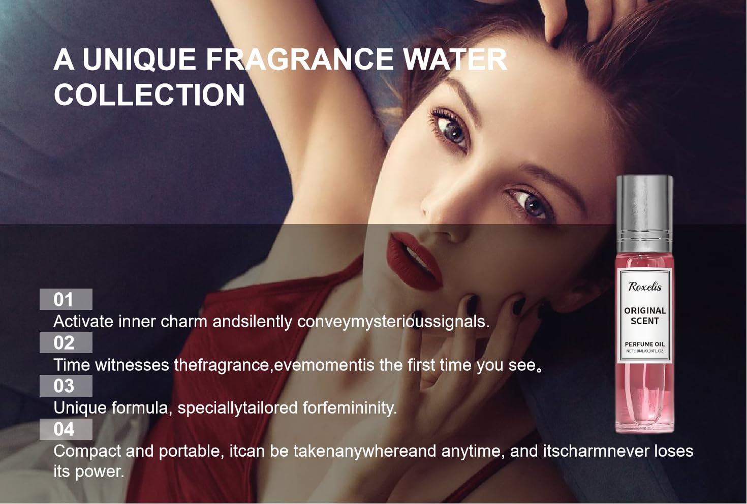 Pheromone Perfume for Women - Long Lasting Roll-On Fragrance with Enhanced Scents (2PCS) | Attractive & Premium Quality Perfume Collection | Perfect for Date Nights, Office Wear & Daily Use