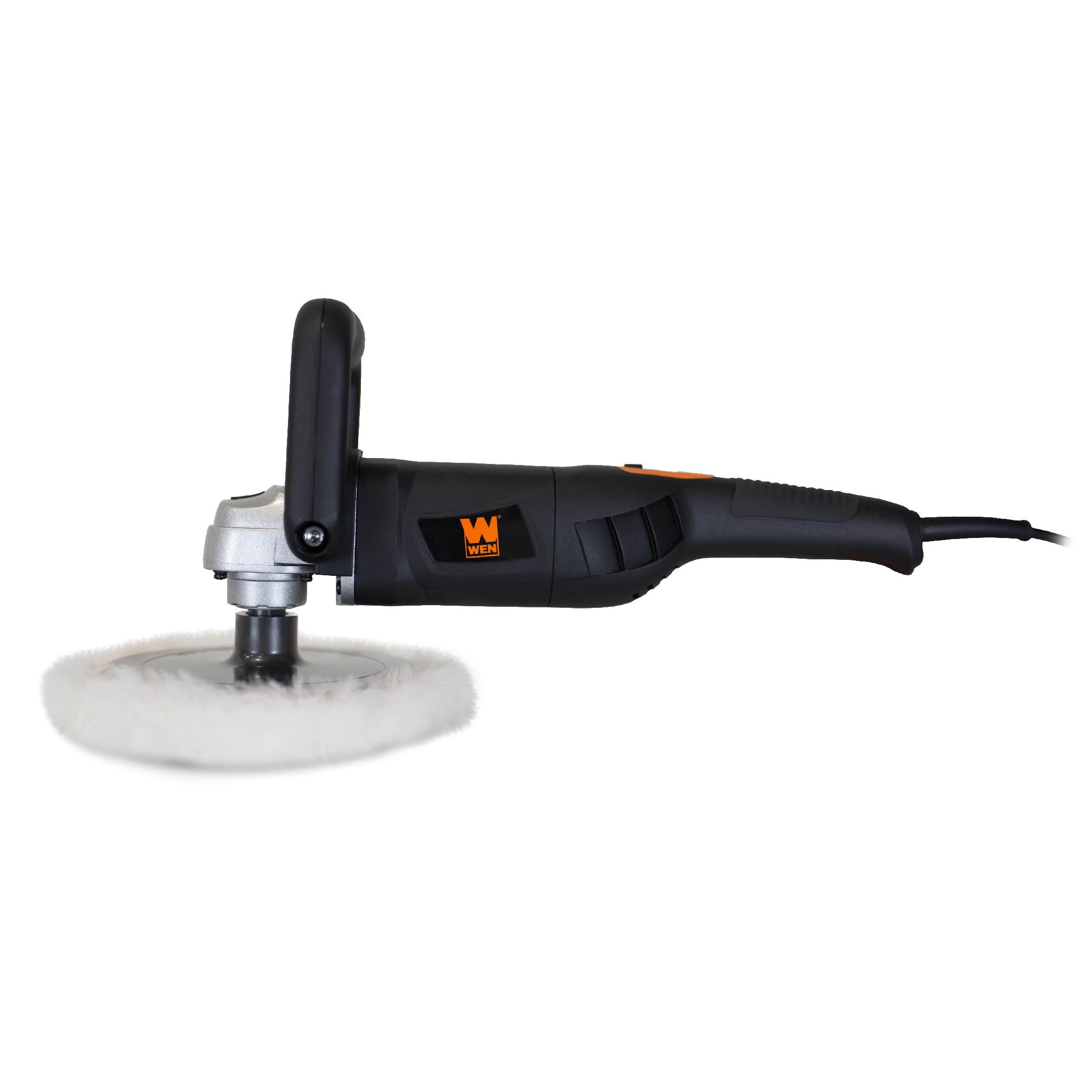 WEN 948 10 Amp 7 Inch Variable Speed Polisher with Digital Readout - Professional Car Detailing & Surface Polishing Tool for Automotive, Marine & DIY Projects