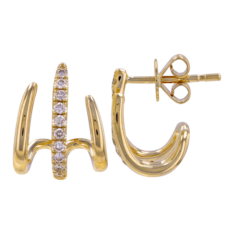 Blaine Cage Earrings for Women - Elegant Silver Hoop Earrings with Unique Cage Design | Perfect for Parties, Weddings, and Everyday Wear