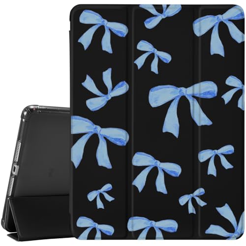 Dark Blue Bow-Black