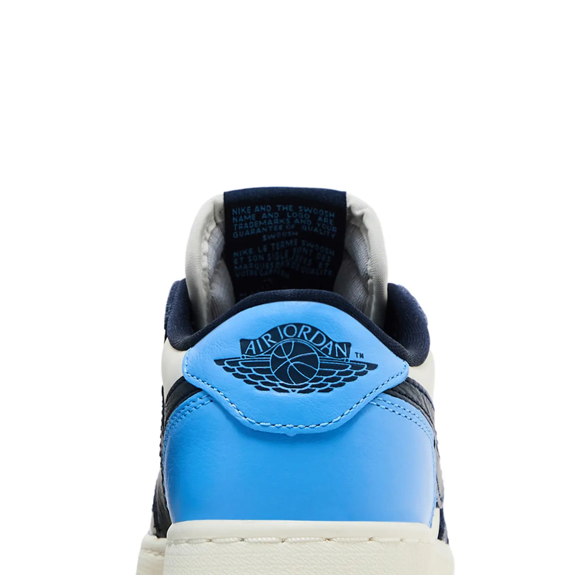 Air Jordan 1 Low OG 'Obsidian UNC' GS Sneakers (2025) - Retro Basketball Shoes for Women & Girls - Perfect for Casual Wear, Street Style & Sneaker Collection