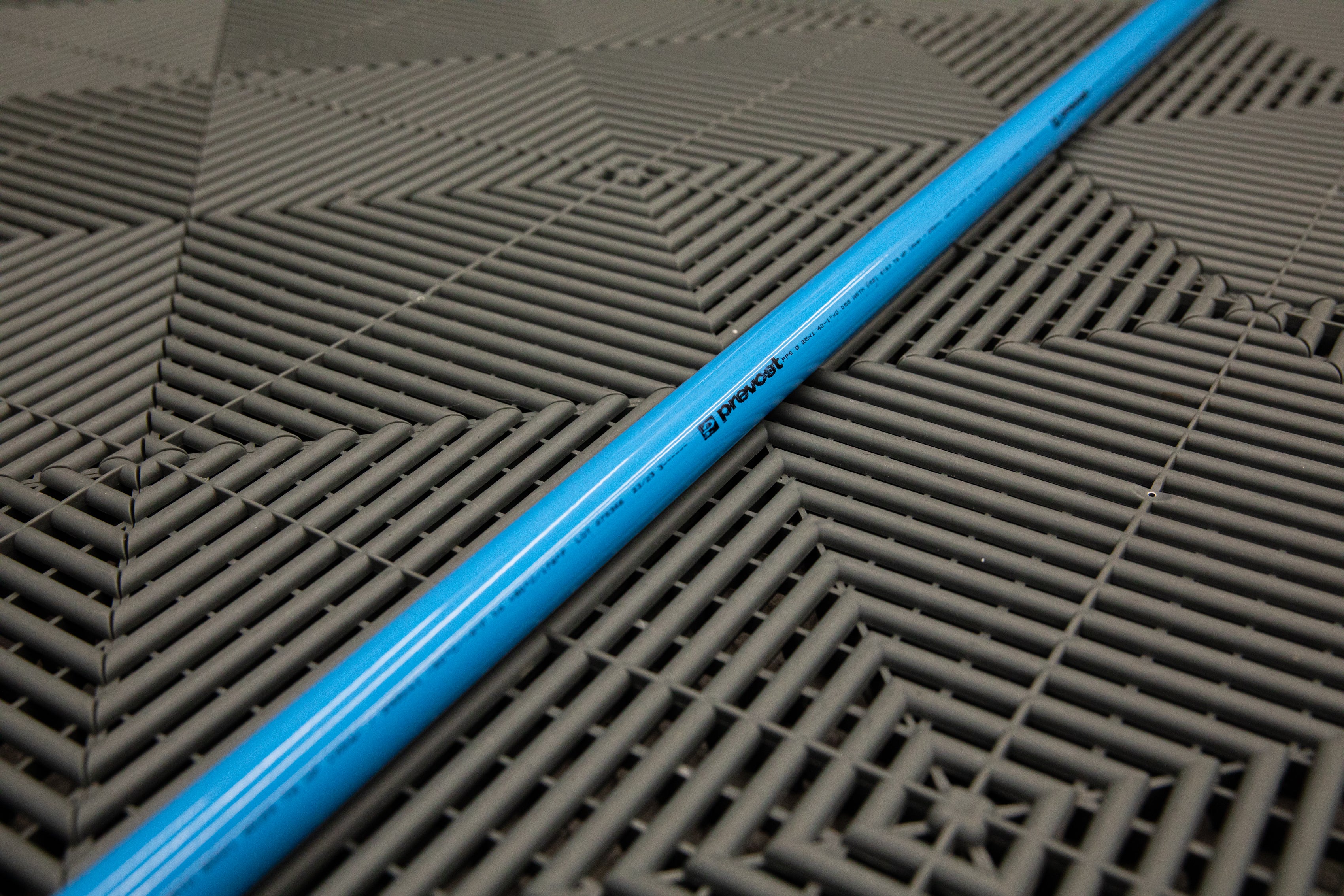 Prevost Blue Aluminum Piping System - 1 Inch Diameter for HVAC, Plumbing & Industrial Applications