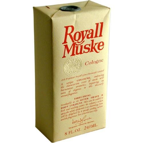 Royall Muske Aftershave & Cologne for Men - 8 Oz Musk Scented Lotion by Royall Fragrances | Post-Shave Moisturizer & Everyday Cologne for Work & Special Occasions