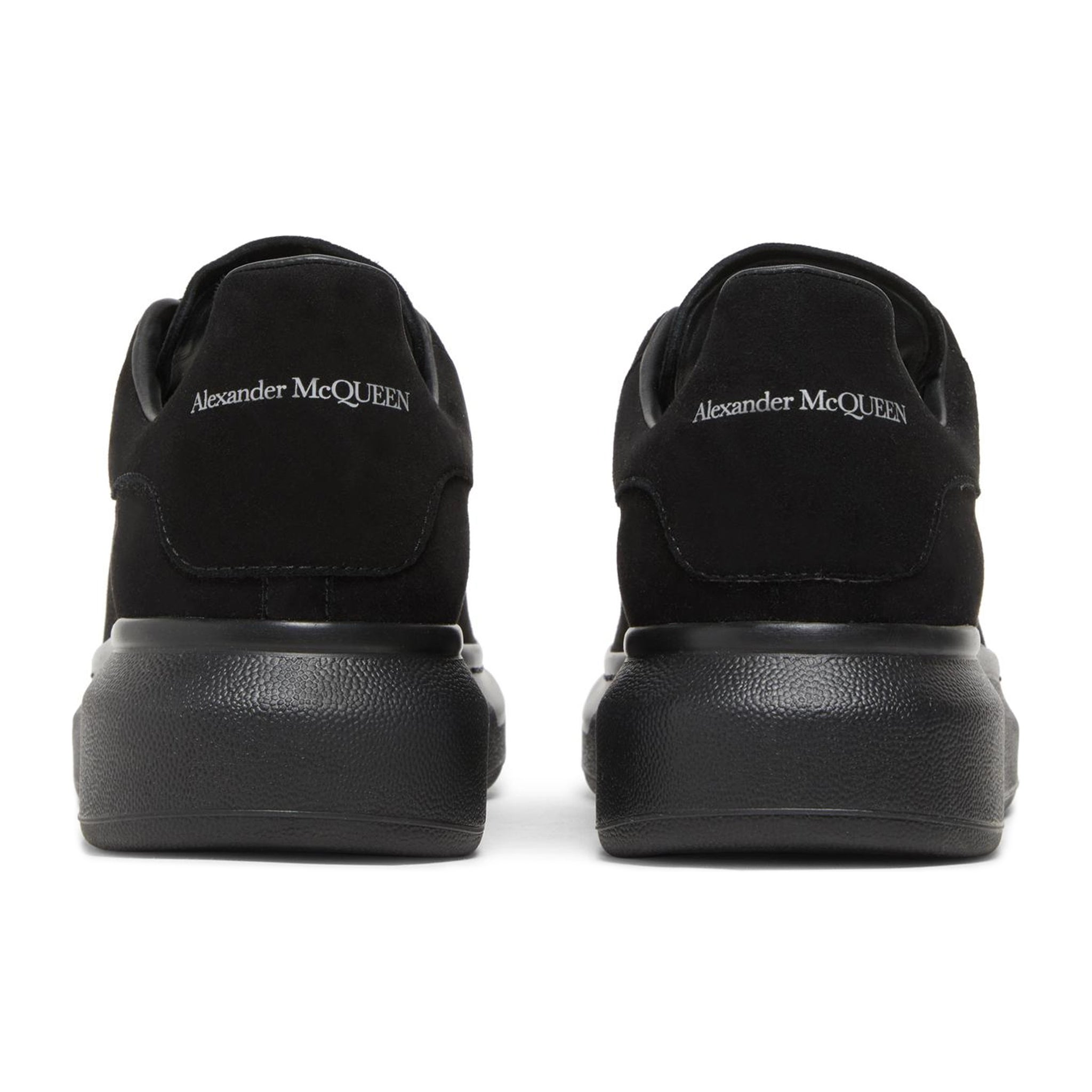 Alexander McQueen Triple Black Raised Sole Suede Sneakers for Women - Stylish Comfort for Everyday Wear & Casual Outings