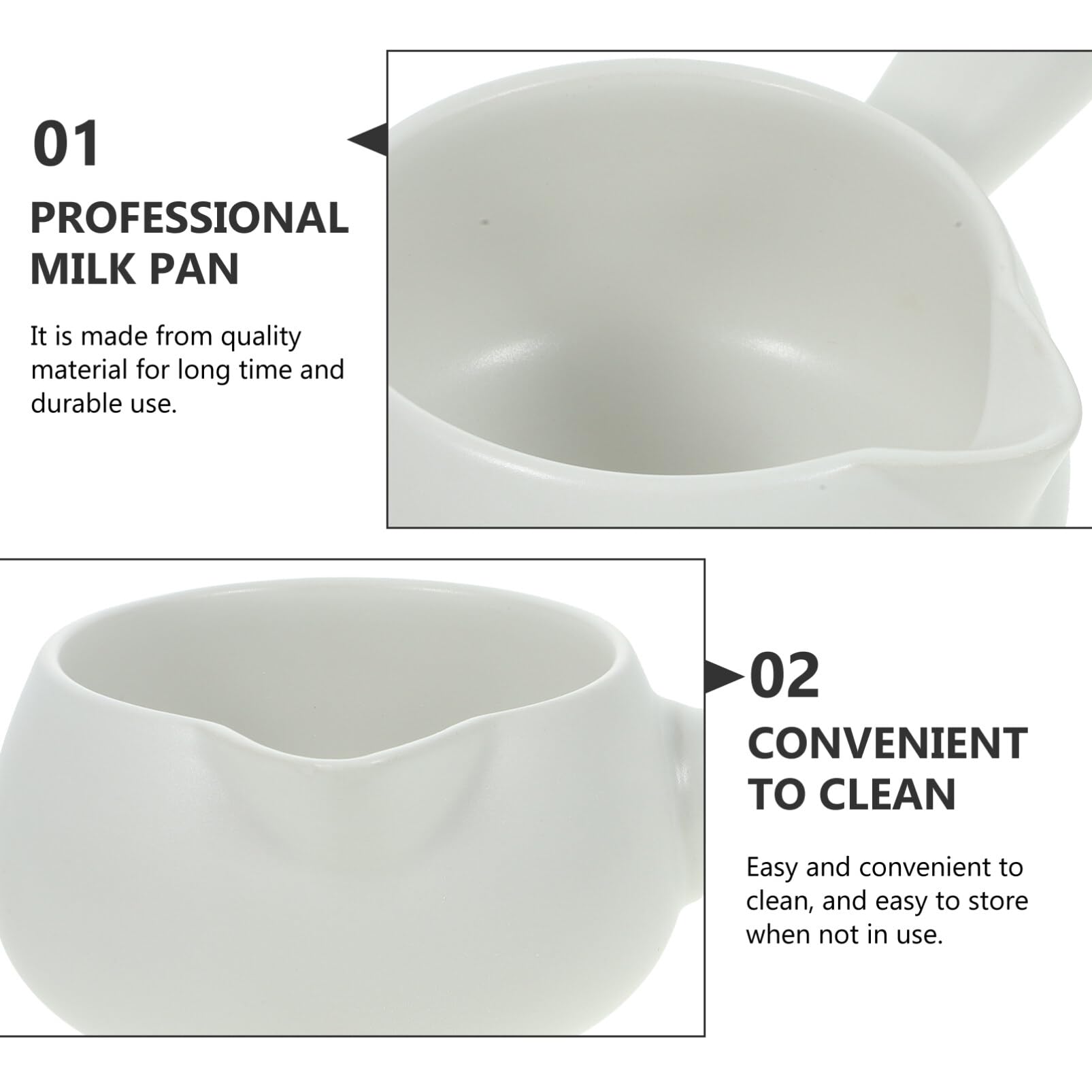 Luxshiny 700ml Ceramic Soup Pot - Nonstick Stovetop Noodle Pan with Lid, Easy to Clean, Ideal for Cooking Soups, Stews & Ramen | Perfect for Home Kitchen, Camping & Dorm Use
