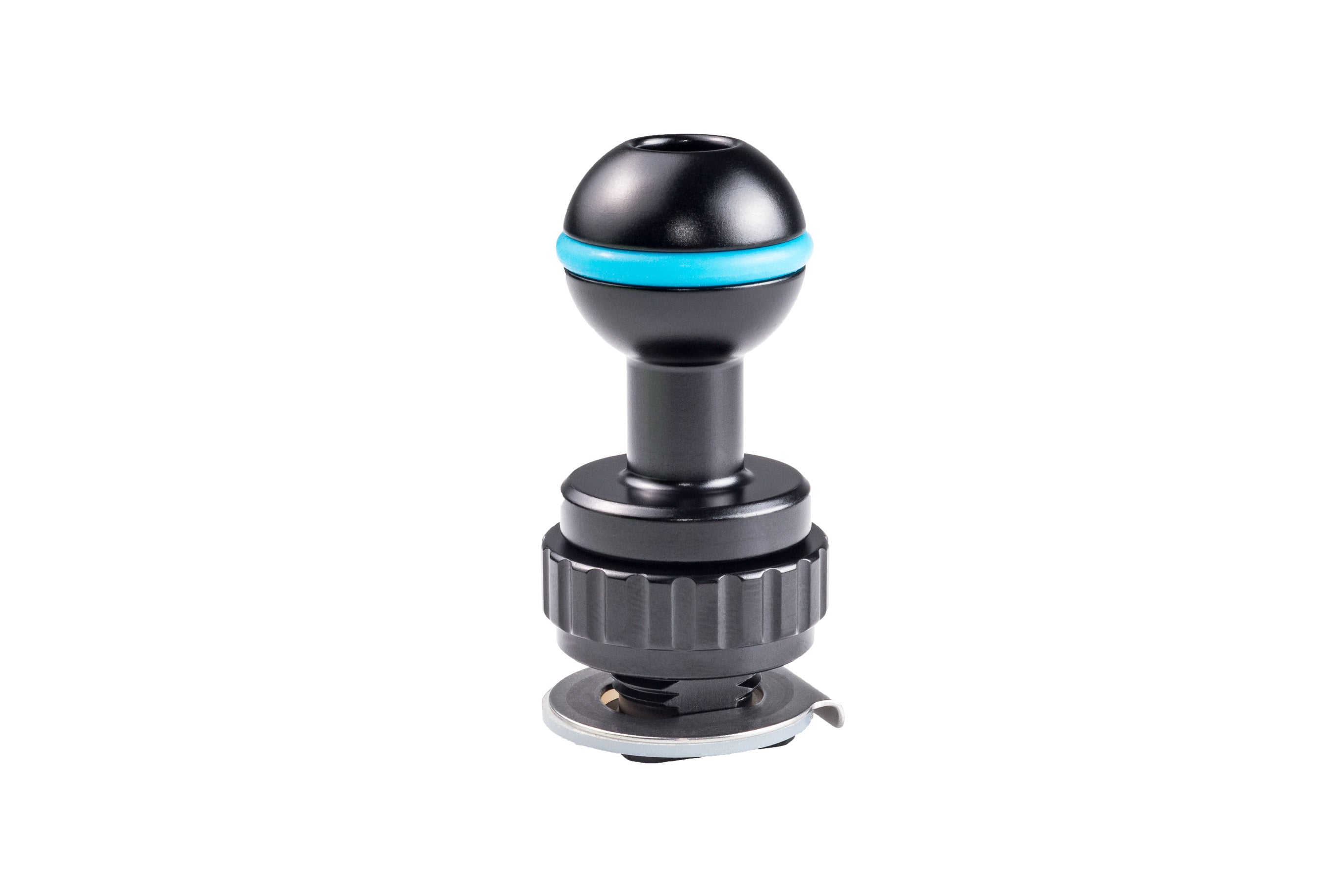 Universal Strobe Mounting Ball with Cold Shoe Adapter - Professional Photography Lighting Accessory for Studio, Outdoor & On-Camera Flash Setups