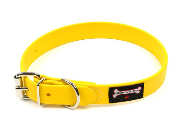 Smoochy Poochy Soft & Durable Polyvinyl Dog Collar - Adjustable Pet Collar for Small Medium Large Dogs (Multiple Colors) | Perfect for Daily Walks, Training & Outdoor Adventures
