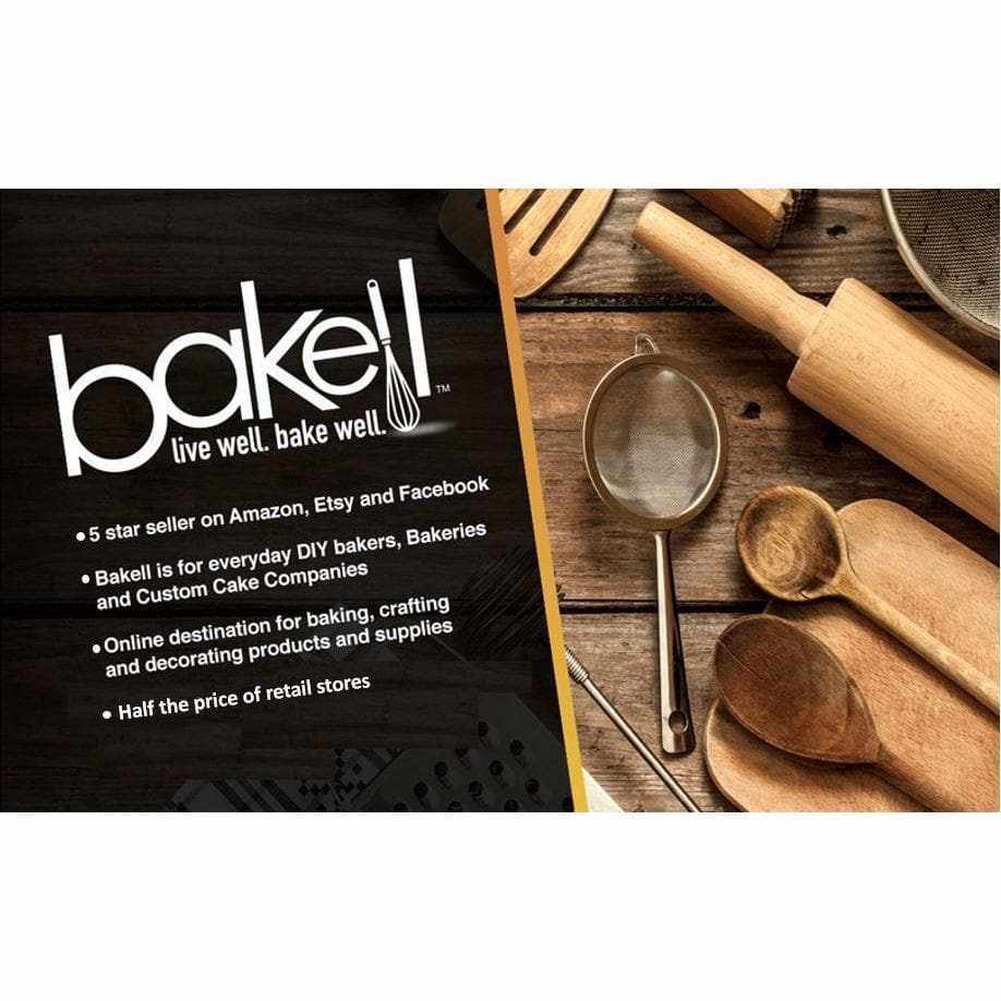 Butterfly and Lace Silicone Baking Mold - 7.5 x 2.75 Inch Cake Decorating Tool for Cupcakes, Cookies, Chocolate, Soap Making - Reusable & Non-Stick by Bakell®