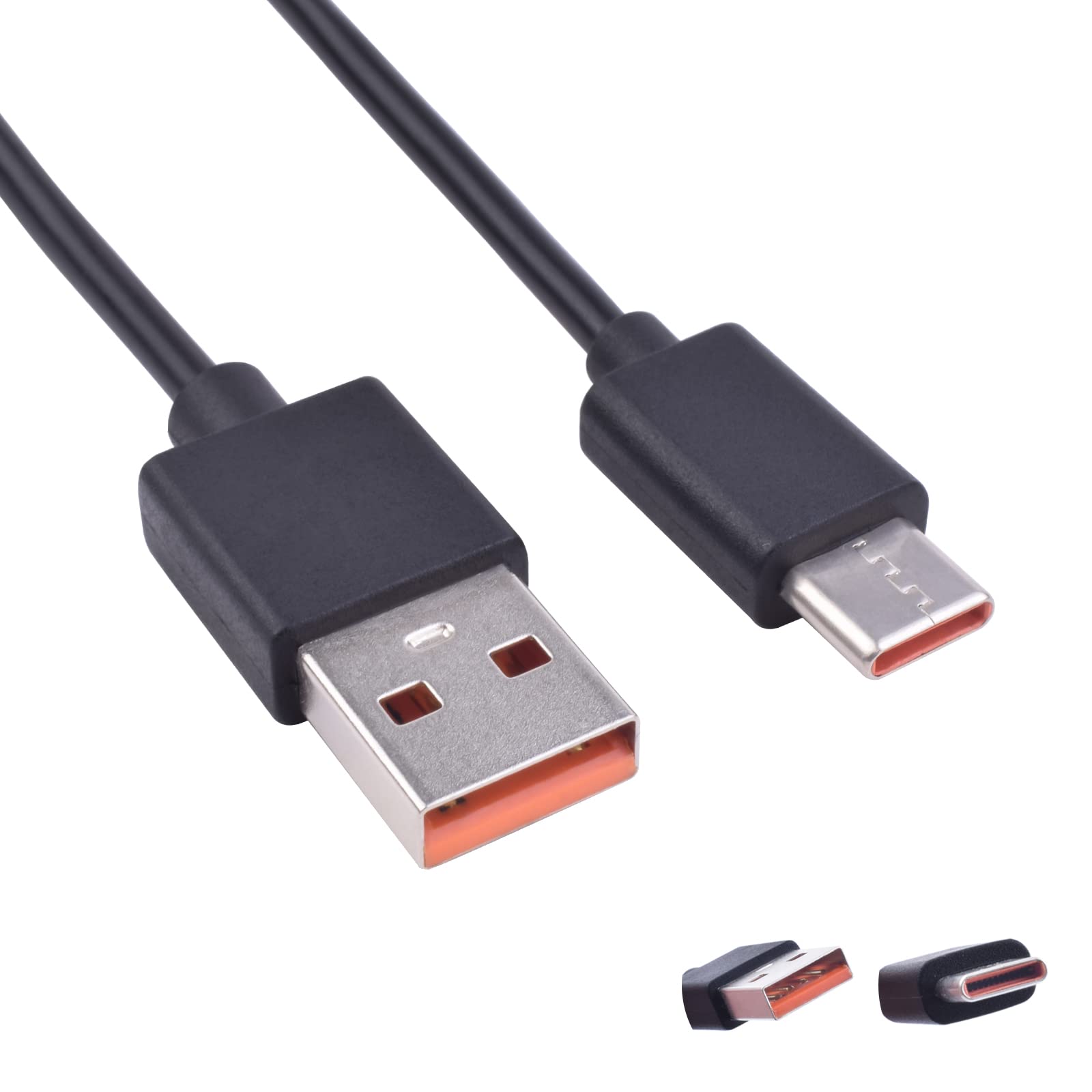 Fast Charging USB C to Type C Cable (3.3Ft) - Compatible with Echo Buds 2, Raycon E25 Pro/E5, EarFun Air Pro/Free Pro, Sabbat E12 Ultra, TOZO T12 NC9 & More Wireless Headphones - Perfect for Travel, Office & Home Charging