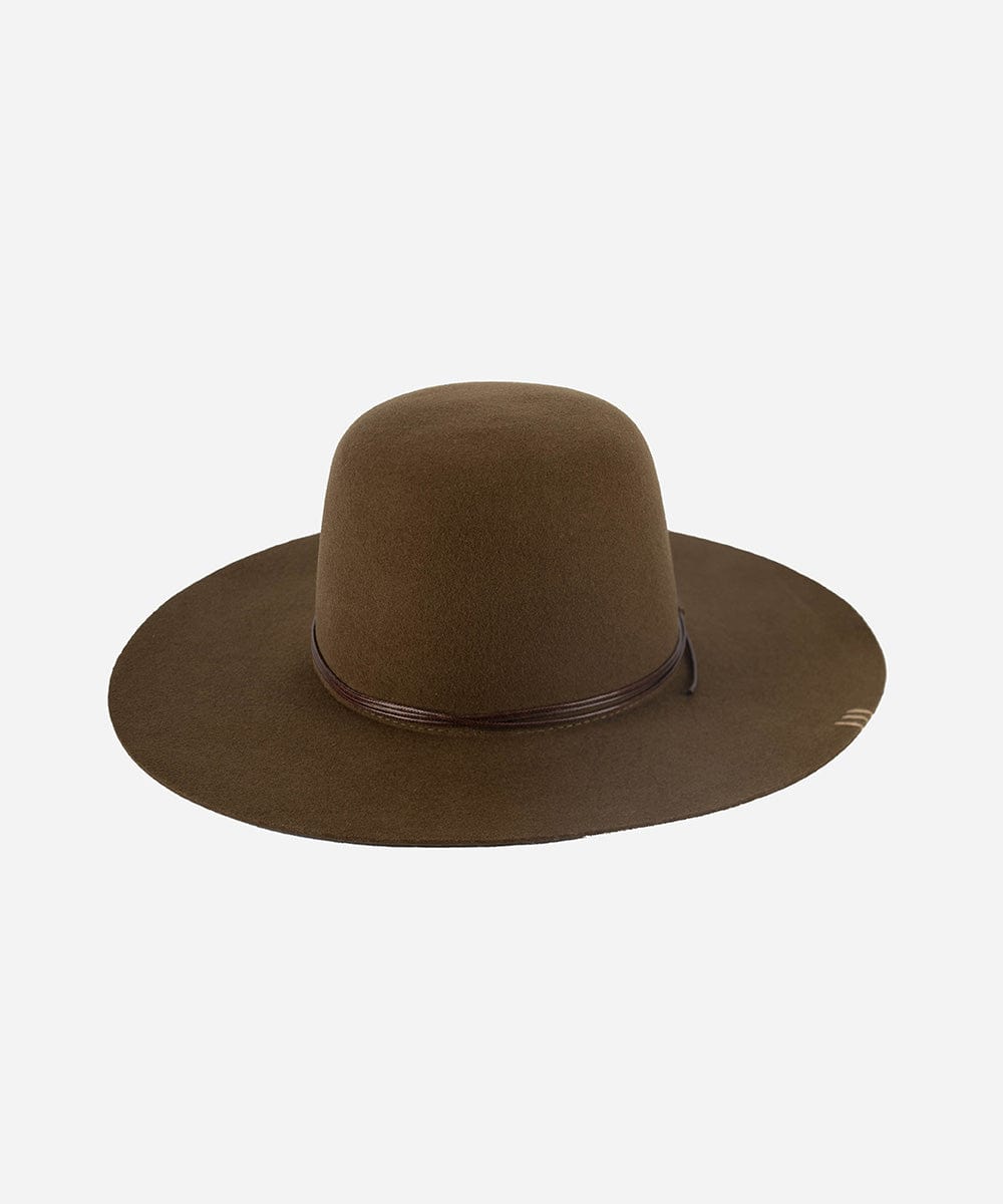Rue Open Crown Hat - Stylish Summer Sun Hat for Women, Wide Brim Floppy Hat for Beach, Garden & Outdoor Activities